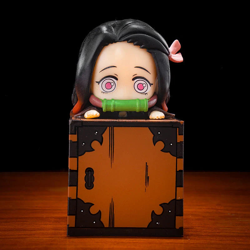 Demon Slayerr Kamado Tanjirou 3 - Pose Car Dashboard Figures - Sitting/Sleeping/Standing Anime Decor