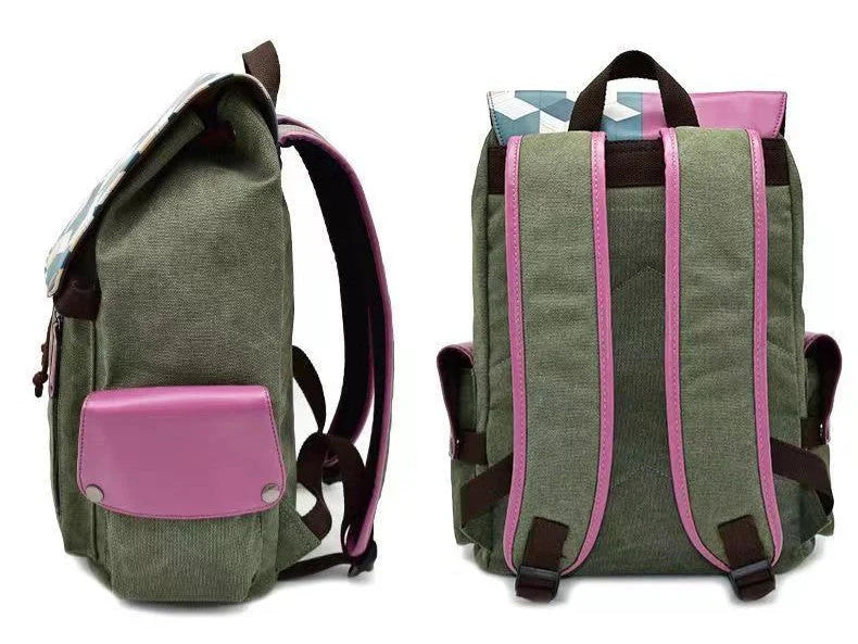 Demon Slayerr Tanjirou/Nezuko/Zenitsu/Giyuu Sturdy Oversized Backpack - High - Capacity Anime Travel Bag