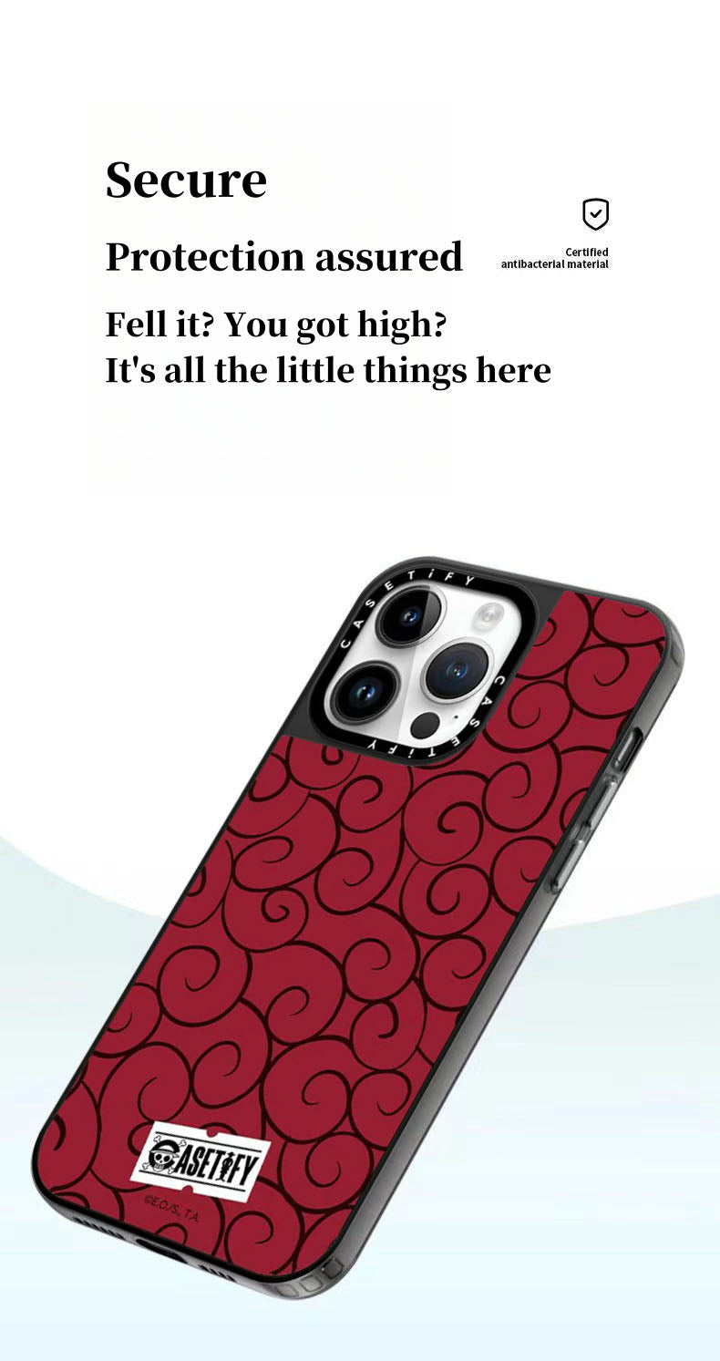 [Magnetic  Accessory]One Piecee Demon Fruit Round Magnetic Phone Grip Stand - 360° Rotating Holder for iPhone, Anti - Slip Hand Grip