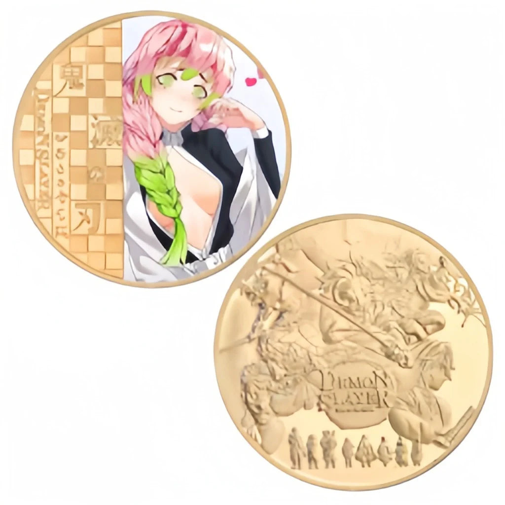 Demon Slayerr Tanjirou 24K Gold Plated Official Bank Coins - Limited Edition Commemorative Collection