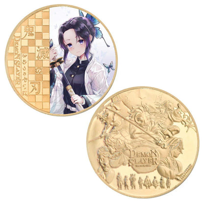 Demon Slayerr Tanjirou 24K Gold Plated Official Bank Coins - Limited Edition Commemorative Collection