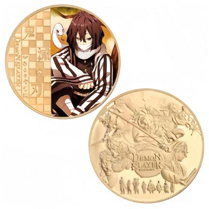 Demon Slayerr Tanjirou 24K Gold Plated Official Bank Coins - Limited Edition Commemorative Collection