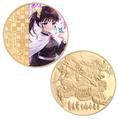 Demon Slayerr Tanjirou 24K Gold Plated Official Bank Coins - Limited Edition Commemorative Collection