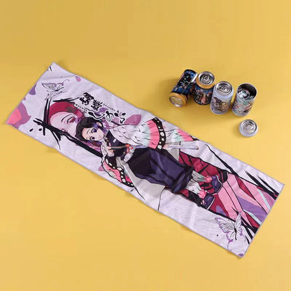 Demon Slayer Kamado Tanjirou Towel Blind Box - Cooling Quick-Dry Sports Towel, Chill Sweat Gift
