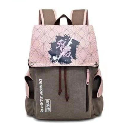 Demon Slayerr Tanjirou/Nezuko/Zenitsu/Giyuu Sturdy Oversized Backpack - High - Capacity Anime Travel Bag