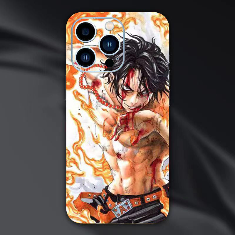 Customizable！ iPhone Skin Sticker - Beautiful Anime Pattern Decal