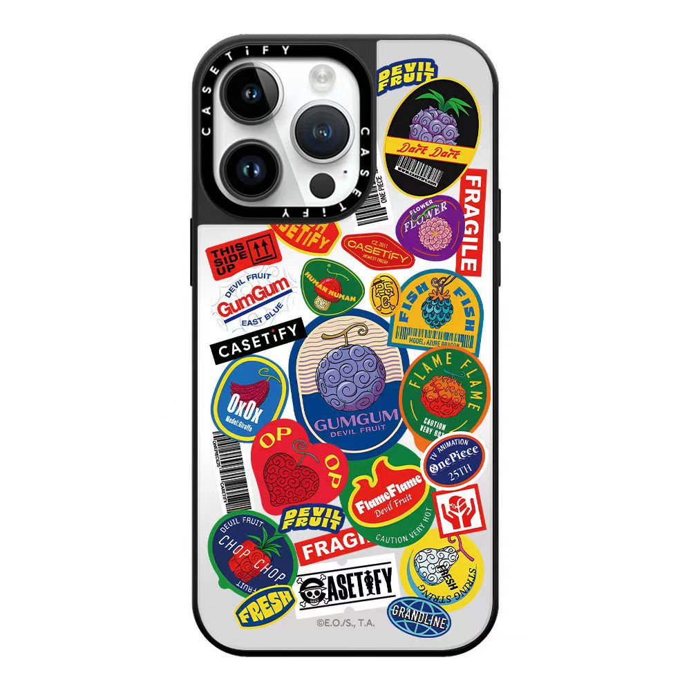 [Magnetic  Accessory]One Piecee Demon Fruit Round Magnetic Phone Grip Stand - 360° Rotating Holder for iPhone, Anti - Slip Hand Grip