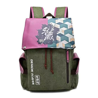 Demon Slayerr Tanjirou/Nezuko/Zenitsu/Giyuu Sturdy Oversized Backpack - High - Capacity Anime Travel Bag