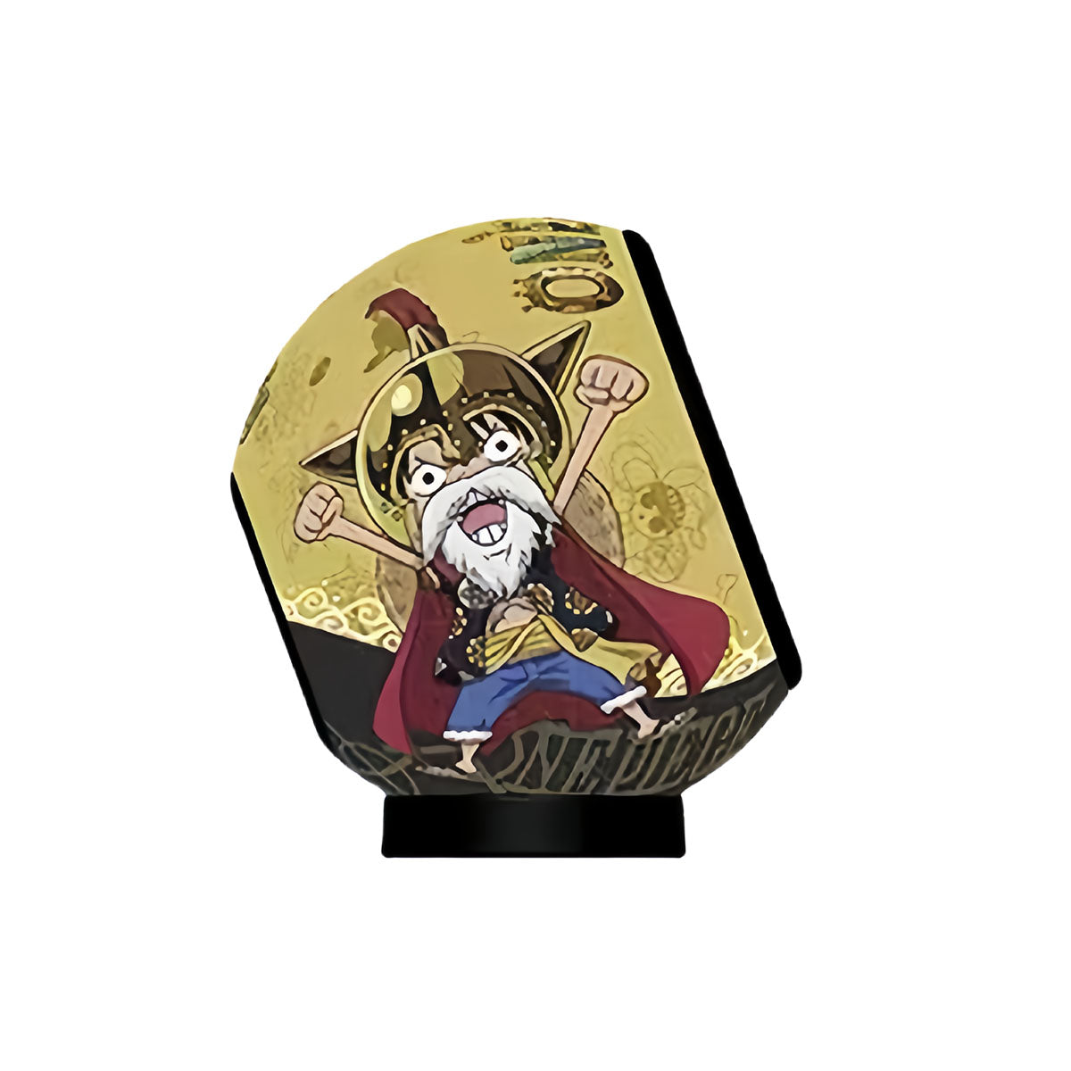 One Piecee Luffy 3D Puzzle Clock - DIY Creative Timepiece, Exquisite Decor for Anime Rooms KC1011