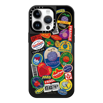 [Magnetic  Accessory]One Piecee Demon Fruit Round Magnetic Phone Grip Stand - 360° Rotating Holder for iPhone, Anti - Slip Hand Grip