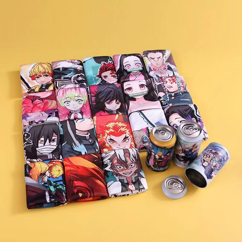 Demon Slayer Kamado Tanjirou Towel Blind Box - Cooling Quick-Dry Sports Towel, Chill Sweat Gift