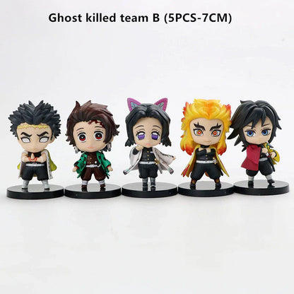 Demon Slayerr Kamado Tanjirou 3 - Pose Car Dashboard Figures - Sitting/Sleeping/Standing Anime Decor