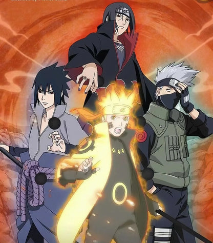 Sasuke/Kakashi/Itachi Quartz Watch - 30M Waterproof, Unisex, Anime Dial, Casual Daily Wear