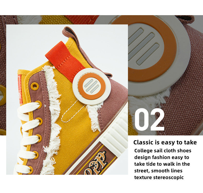 One Piecee Usopp Stylish Canvas Shoes - Comfortable Breathable Anime Footwear