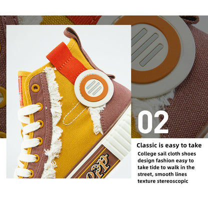 One Piecee Usopp Stylish Canvas Shoes - Comfortable Breathable Anime Footwear