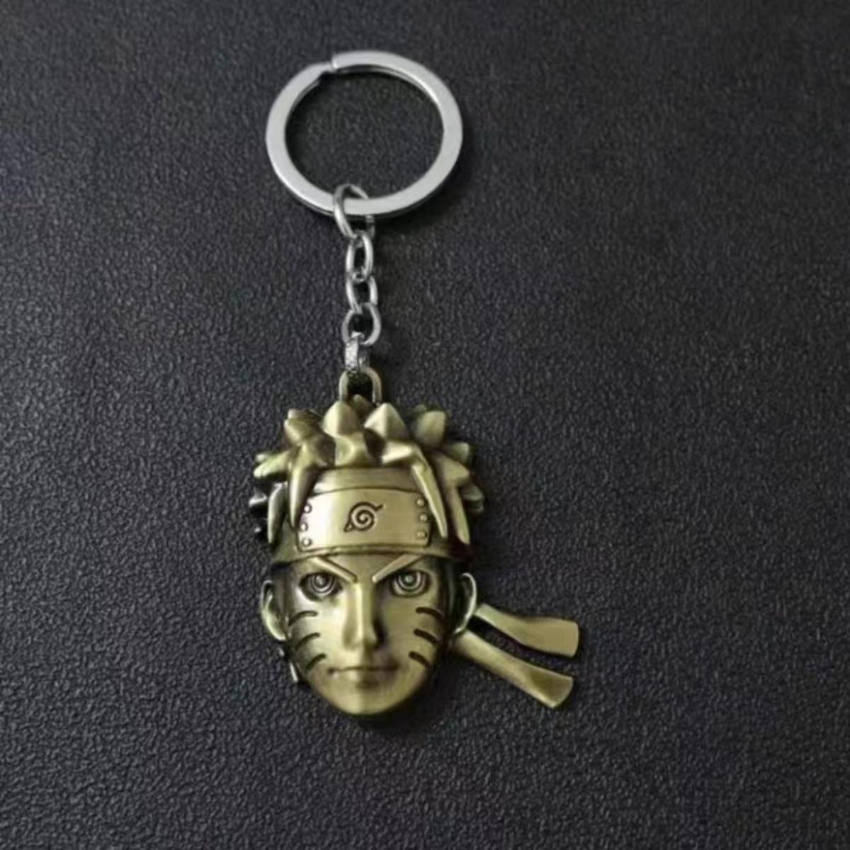 Narutoo Sharingan Rotatable Keychain - Spinning Eye Design Accessory with Detachable Charm