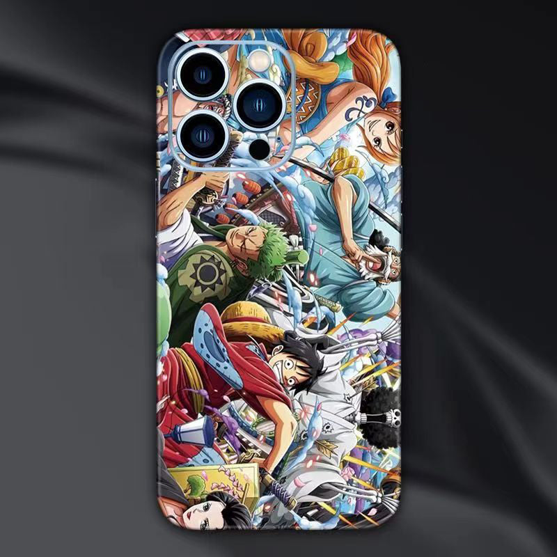 Customizable！ iPhone Skin Sticker - Beautiful Anime Pattern Decal