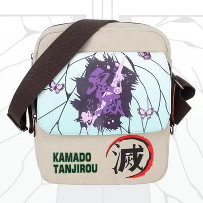 Demon Slayer Kamado Tanjirou Anime Satchel - Cartoon Character Design, Durable Bag