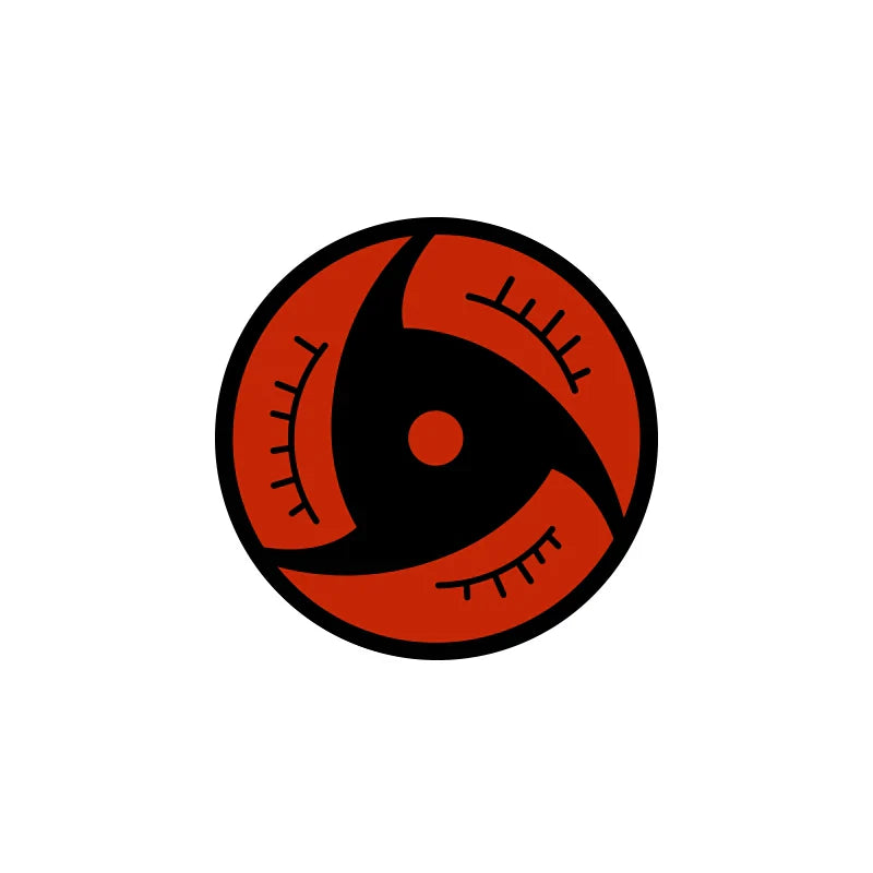 Naruto Mangekyou Sharingan Metal Badge Collection - Sasuke/Itachi/Kakashi, Anime Pin Set for Collectors
