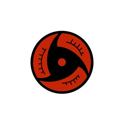 Naruto Mangekyou Sharingan Metal Badge Collection - Sasuke/Itachi/Kakashi, Anime Pin Set for Collectors