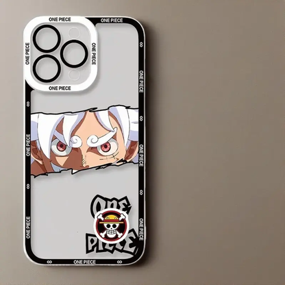 Luffy/Zoro iPhone silicone crash-resistant phone case