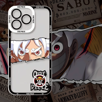 Luffy/Zoro iPhone silicone crash-resistant phone case