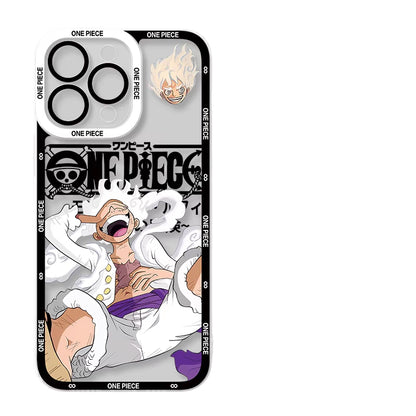 [New]Luffy/Zoro iPhone silicone crash-resistant phone case
