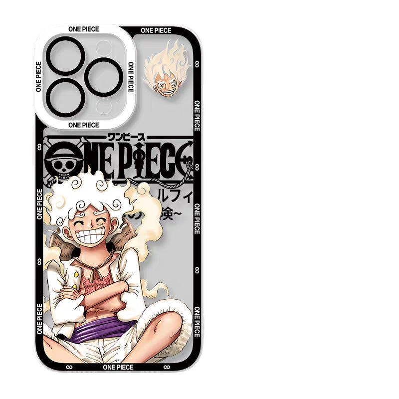[New]Luffy/Zoro iPhone silicone crash-resistant phone case