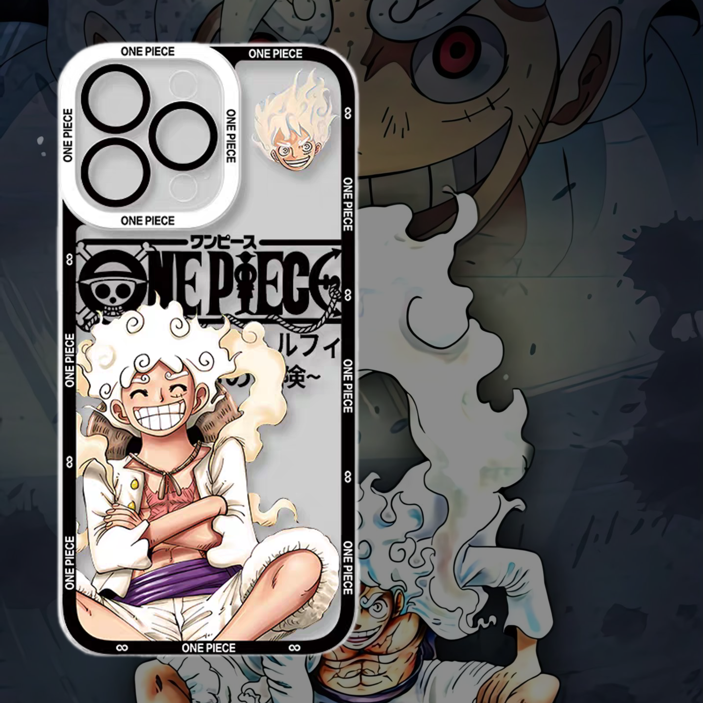 [New]Luffy/Zoro iPhone silicone crash-resistant phone case
