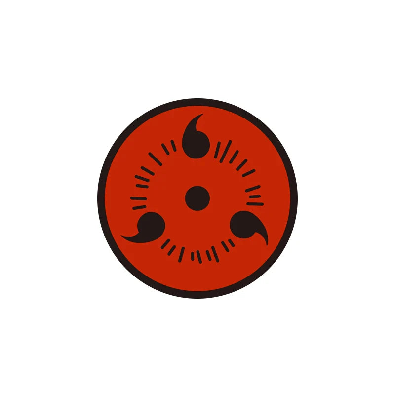 Naruto Mangekyou Sharingan Metal Badge Collection - Sasuke/Itachi/Kakashi, Anime Pin Set for Collectors