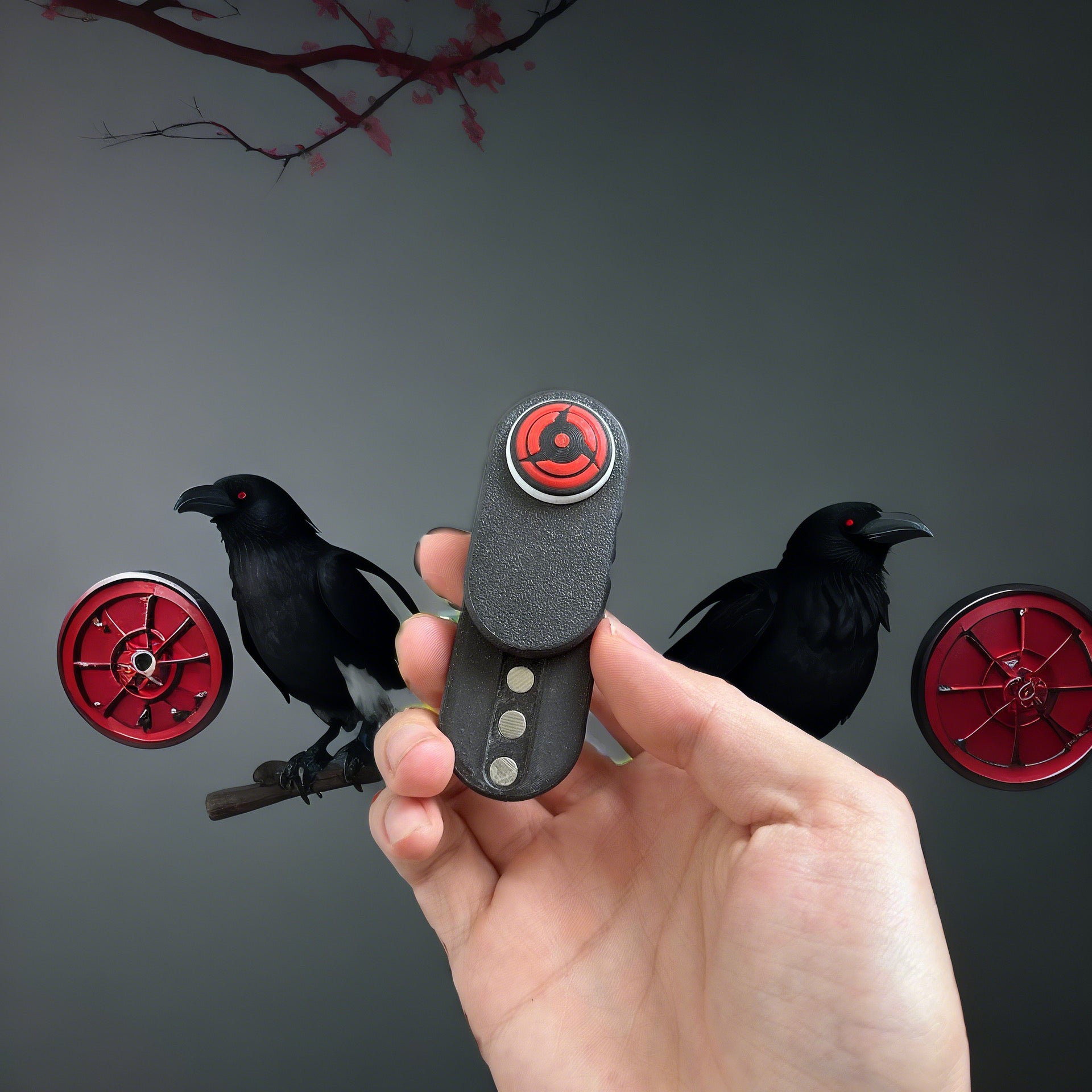 Naruto Itachi/Obito/Gaara EDC Push Cards - Ninja-Inspired Stress Relief physical object