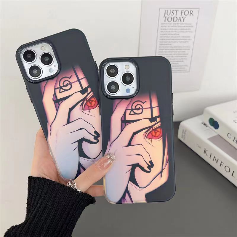 Naruto Anime Phone Case - Itachi Uchiha Design, Suitable for iPhone 70/13/12/14 Pro Max/11. High - end, Personalized, Shock - proof Protection. Perfect for Naruto Fans, Featuring Uchiha Itachi with Sharingan. #NarutoPhoneCase #ItachiUchiha #AnimePhoneAccessories