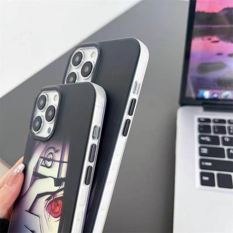 Naruto Anime Phone Case - Itachi Uchiha Design, Suitable for iPhone 70/13/12/14 Pro Max/11. High - end, Personalized, Shock - proof Protection. Perfect for Naruto Fans, Featuring Uchiha Itachi with Sharingan. #NarutoPhoneCase #ItachiUchiha #AnimePhoneAccessories