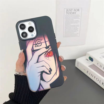 Naruto Anime Phone Case - Itachi Uchiha Design, Suitable for iPhone 70/13/12/14 Pro Max/11. High - end, Personalized, Shock - proof Protection. Perfect for Naruto Fans, Featuring Uchiha Itachi with Sharingan. #NarutoPhoneCase #ItachiUchiha #AnimePhoneAccessories