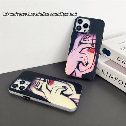 Naruto Anime Phone Case - Itachi Uchiha Design, Suitable for iPhone 70/13/12/14 Pro Max/11. High - end, Personalized, Shock - proof Protection. Perfect for Naruto Fans, Featuring Uchiha Itachi with Sharingan. #NarutoPhoneCase #ItachiUchiha #AnimePhoneAccessories