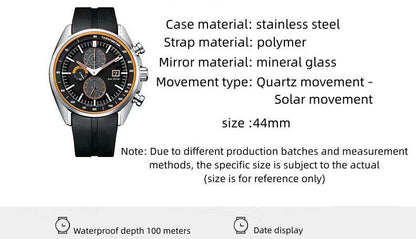 Uzumaki Analog Quartz Watch - 100M Waterproof, Unisex Sports Watch