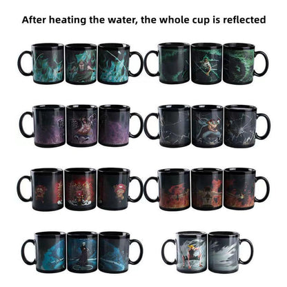 One Piece Heat-Changing Mug - Ceramic, Anime Print, Hot Drink Cup