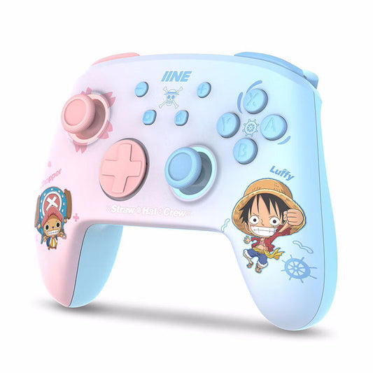 One Piece Luffy/Chopper Wireless Gamepad - Adjustable LED Lights, Ambidextrous Controller for Switch/Android/iOS/Steam