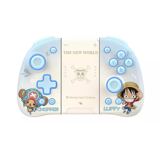One Piece Luffy/Chopper Wireless Switch Controller - Adjustable LED Lights, Ambidextrous Gamepad for Nintendo Switch