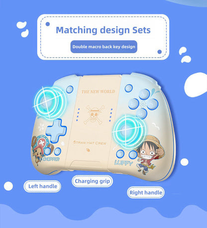 One Piece Luffy/Chopper Wireless Switch Controller - Adjustable LED Lights, Ambidextrous Gamepad for Nintendo Switch