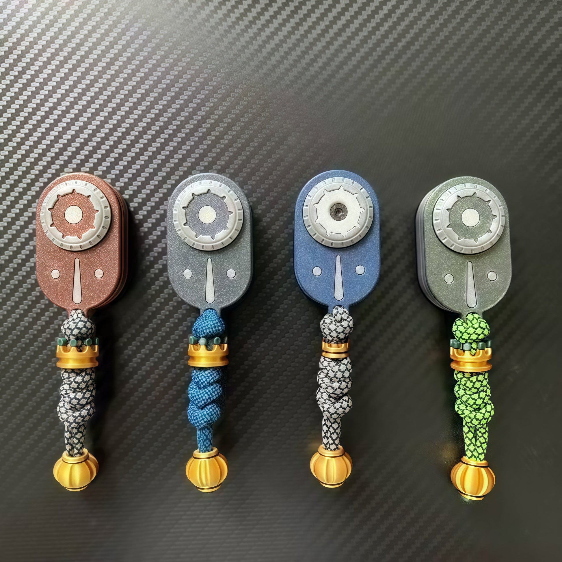 One Piece Luffy/Zoro/Ace Spinnable EDC Push Cards - Anime Stress Relievers, Rotating Design, Pocket-Sized