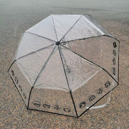 One Piece Luffy/Zoro Transparent Umbrella physical object