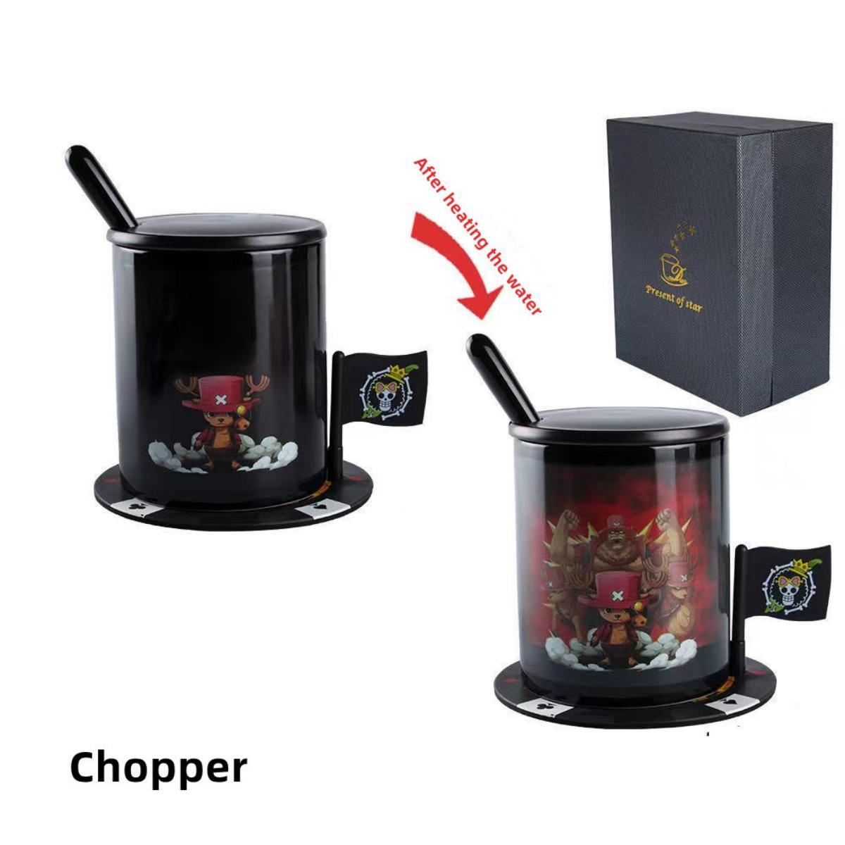 One Piece chopper Heat-Changing Mug - Ceramic, Anime Print, Hot Drink Cup