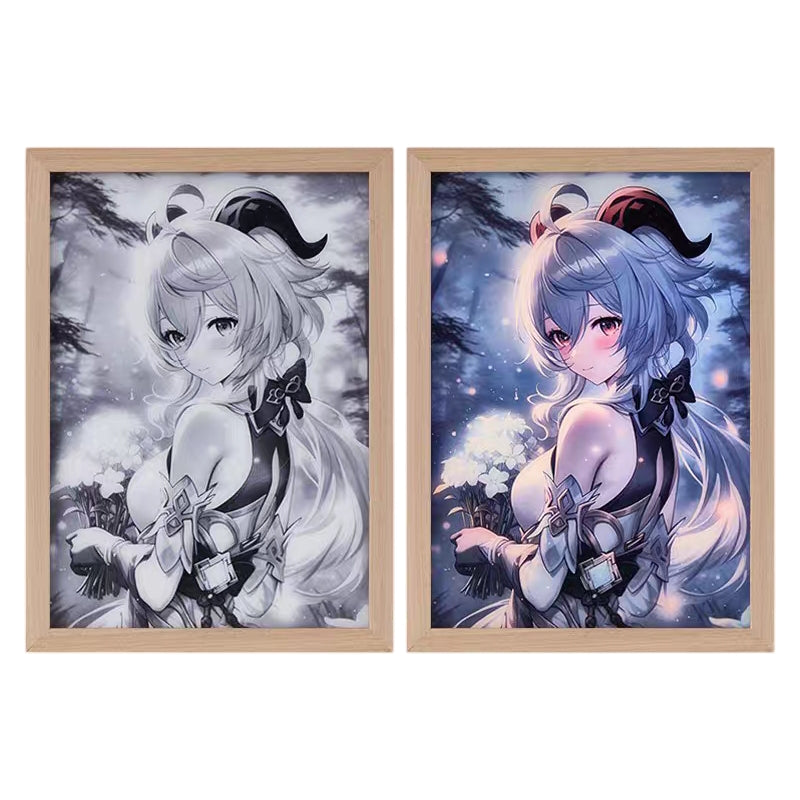 Demon Slayerr Agatsuma Zenitsu Customizable Atmosphere Light - Personalized Artwork, RGB Color - Changing