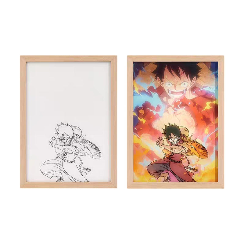 Demon Slayerr Agatsuma Zenitsu Customizable Atmosphere Light - Personalized Artwork, RGB Color - Changing