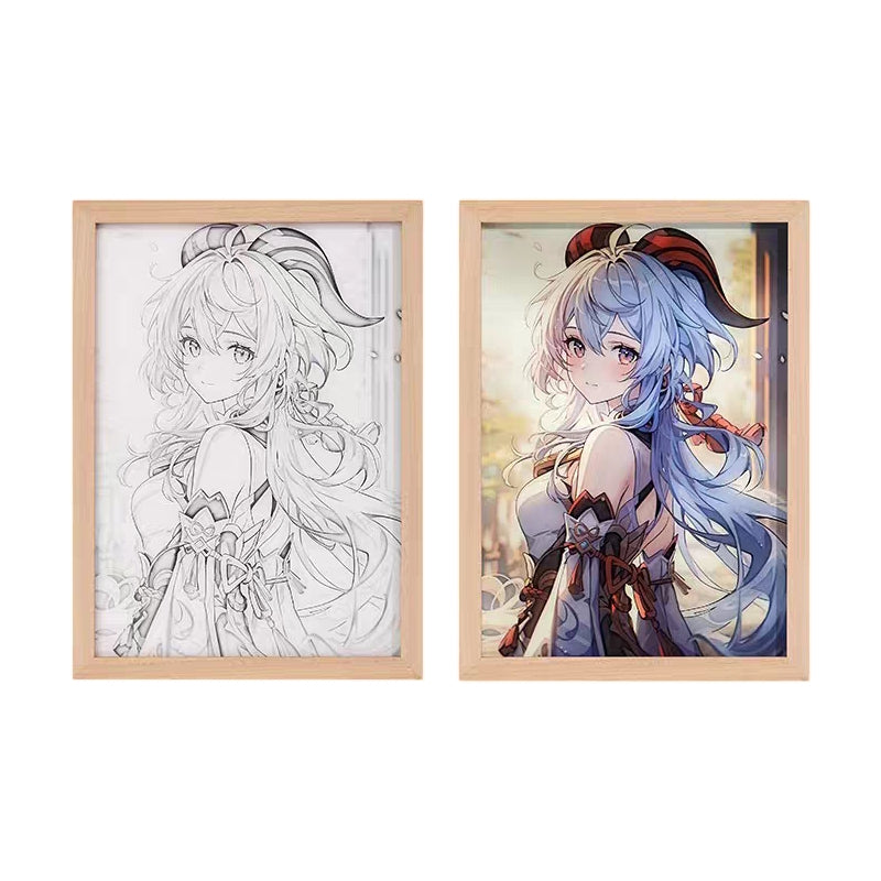 Demon Slayerr Agatsuma Zenitsu Customizable Atmosphere Light - Personalized Artwork, RGB Color - Changing
