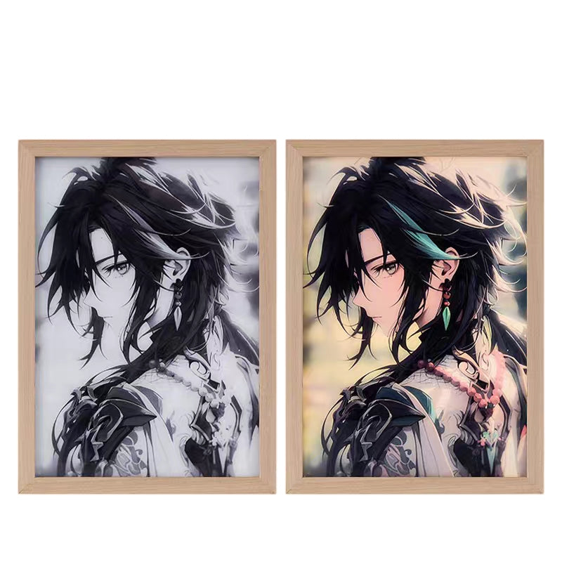 Demon Slayerr Agatsuma Zenitsu Customizable Atmosphere Light - Personalized Artwork, RGB Color - Changing