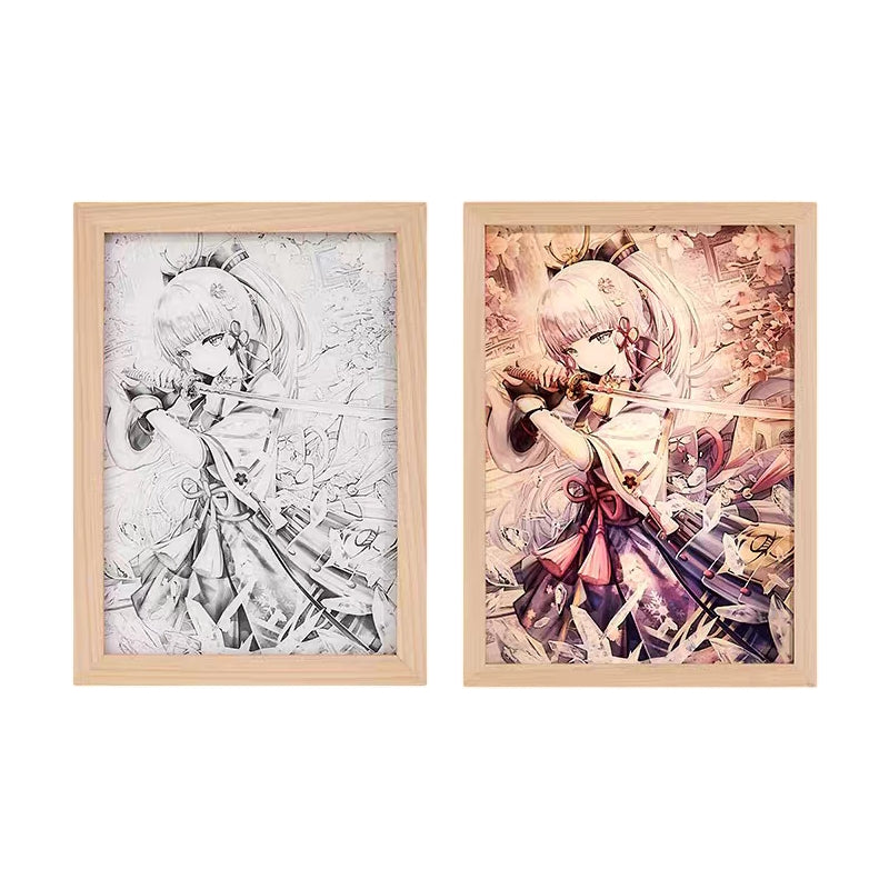 Demon Slayerr Agatsuma Zenitsu Customizable Atmosphere Light - Personalized Artwork, RGB Color - Changing