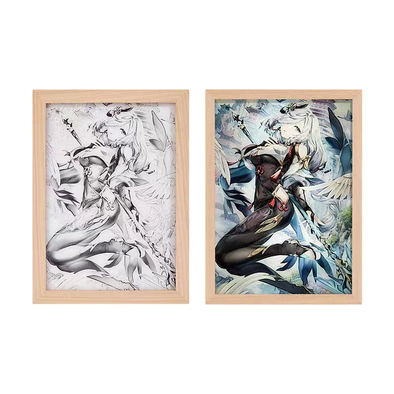 Demon Slayerr Agatsuma Zenitsu Customizable Atmosphere Light - Personalized Artwork, RGB Color - Changing