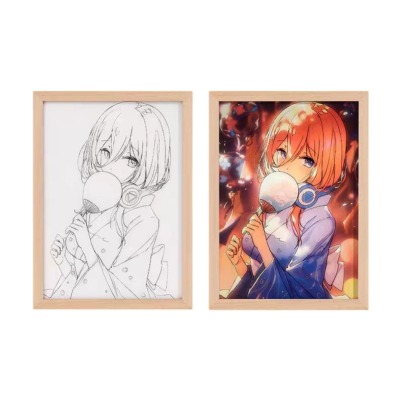 Demon Slayerr Agatsuma Zenitsu Customizable Atmosphere Light - Personalized Artwork, RGB Color - Changing